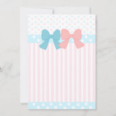 Roze en blauwe draaistellen kaart (Achterkant)