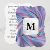 Roze en blauwe draf kaart (Voorkant / Achterkant)