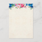 Roze en blauwe druppels bruiloft - Details (Achterkant)