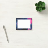 Roze en blauwe galaxy Nebula & sterren Abstract Post-it® Notes (Kantoor)