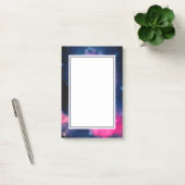 Roze en blauwe galaxy Nebula & sterren Abstract Post-it® Notes (Kantoor)