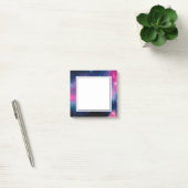 Roze en blauwe galaxy Nebula & sterren Abstract Post-it® Notes (Kantoor)