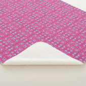 Roze En Blauwe Gebloemde Deken (3/4)