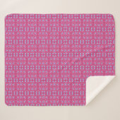 Roze En Blauwe Gebloemde Deken (Voorkant (horizontaal))