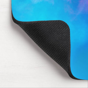 Roze en blauwe, gekleurde rook Zazzle_Growshop. Muismat