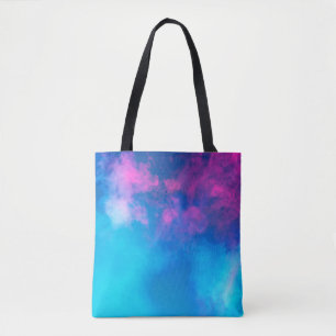 Roze en blauwe, gekleurde rook   Zazzle_Growshop. Tote Bag