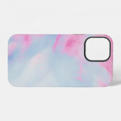 ROZE EN BLAUWE GEMARMERDE ACHTERGROND iPhone HOESJE (Achterkant horizontaal)