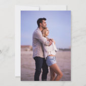 Roze en blauwe geode en goud | De foto bewaart de Save The Date (Achterkant)