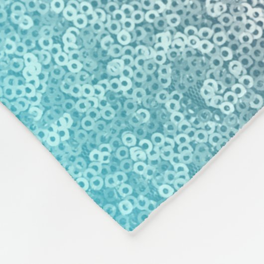 Roze en blauwe glitter Sparkle Shiny Shimmer Fleece Deken (Hoek)