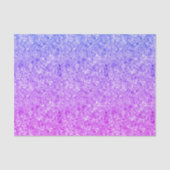 Roze en blauwe glitter witte vonken tissuepapier (Voorkant)