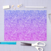 Roze en blauwe glitter witte vonken tissuepapier (Craft)