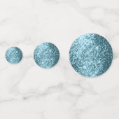 Roze en Blauwe Glitters Confetti (Voorkanten)