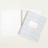 Roze en Blauwe Grandmillennial Planner (Display)