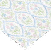 Roze en Blauwe Grandmillennial Tafelkleed (Gekanteld)