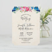 roze en blauwe grenspost kaart (Staand voorkant)