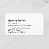 Roze en Blauwe Grunge Philippians 4:13 Manuscript Visitekaartje (Achterkant)