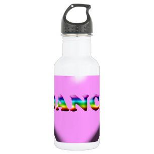 Roze en blauwe hartDANCE voor dansers! Waterfles