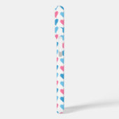 Roze en Blauwe harten Valentijn Case-Mate iPhone Case (Achterkant / Links)