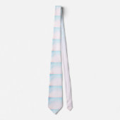 Roze en blauwe heren stropdas (Voorkant)