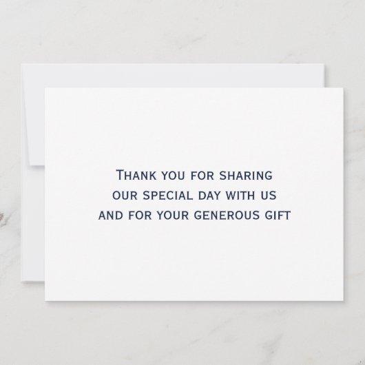 Roze en blauwe homotrouwkaarten bedanken bedankkaart (Achterkant)