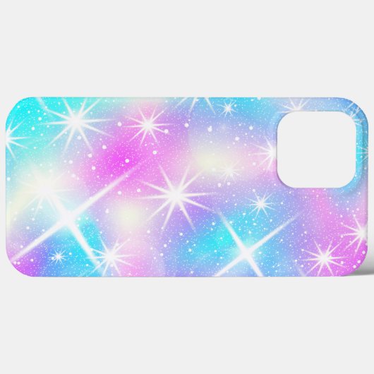 Roze en blauwe inktvlek Case-Mate iPhone case (Achterkant (horizontaal))