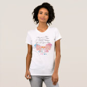 Roze en blauwe kattebaby's die T-shirt verwachten (Voorkant volledig)
