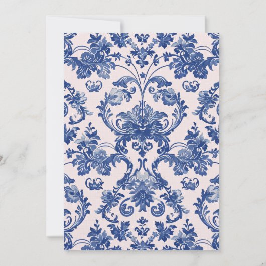 Roze en Blauwe Kerst Speelgoedactie Kaart (Achterkant)