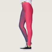 Roze en blauwe kleuren leggings (Links)