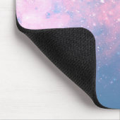 Roze en blauwe, kosmische katoenen Snoep Sky Muismat (Hoek)