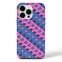 Roze en Blauwe Kubist