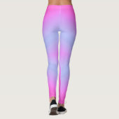 Roze en blauwe Leggings (Achterkant)