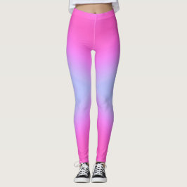 Roze en blauwe Leggings