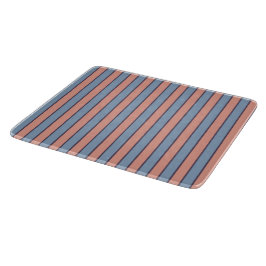 Roze en blauwe lijn strepen patroon snijplank