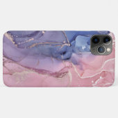 Roze en blauwe marmer Hoesje-Mate iPhone Case (Achterkant (horizontaal))