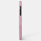 Roze en blauwe marmer Hoesje-Mate iPhone Case (Achterkant/links)