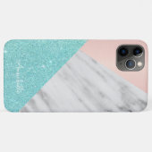 Roze en blauwe marmer Thema Case-Mate iPhone Case (Achterkant (horizontaal))