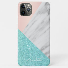 Roze en blauwe marmer Thema Case-Mate iPhone Case