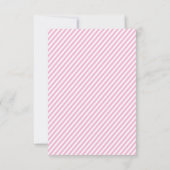 Roze en blauwe  Mason Jar Wedding RSVP (Achterkant)