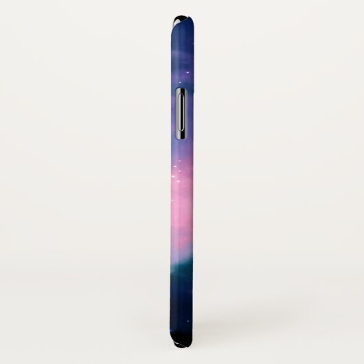 Roze en blauwe melkweg & sterren Abstract Case-Mate iPhone Case (Achterkant / rechts)