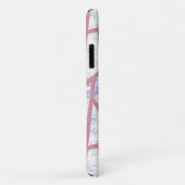 Roze en blauwe mozaïekpatroon Case-Mate iPhone case (Achterkant/rechts)