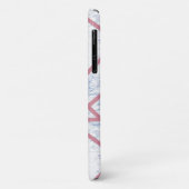 Roze en blauwe mozaïekpatroon Case-Mate iPhone case (Achterkant/links)