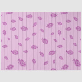 Roze en Blauwe Naamse Serie Ontwerp 14  Tissuepapier