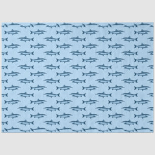 Roze en Blauwe Nautilische Serie Ontwerp 10 Tissuepapier