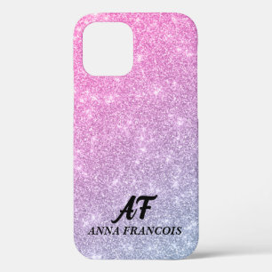 Roze en blauwe ombre getextureerd Case-Mate iPhone case