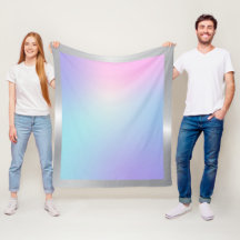 Roze en blauwe ombre met zilvergrens