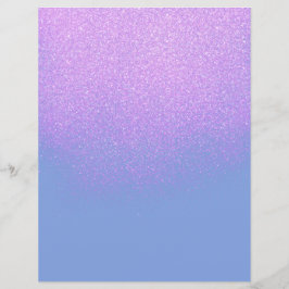 Roze en blauwe ombre Shimmer Scrapbook Paper