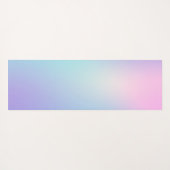 Roze en blauwe ombre yogamat (Achterkant (horizontaal))