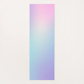 Roze en blauwe ombre yogamat (Achterkant)
