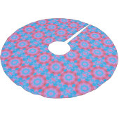 Roze en blauwe oosterse ster kerstboom rok (Gekanteld)
