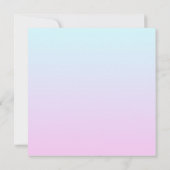 Roze en blauwe pastel gradiënt achtergrond (Achterkant)